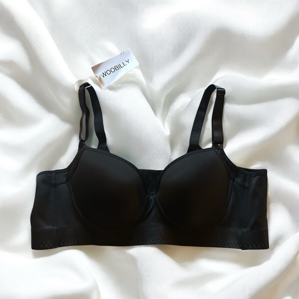 *NWT* Woobilly Black Bra Size Plus Size 50/115B - 50B US SIZE